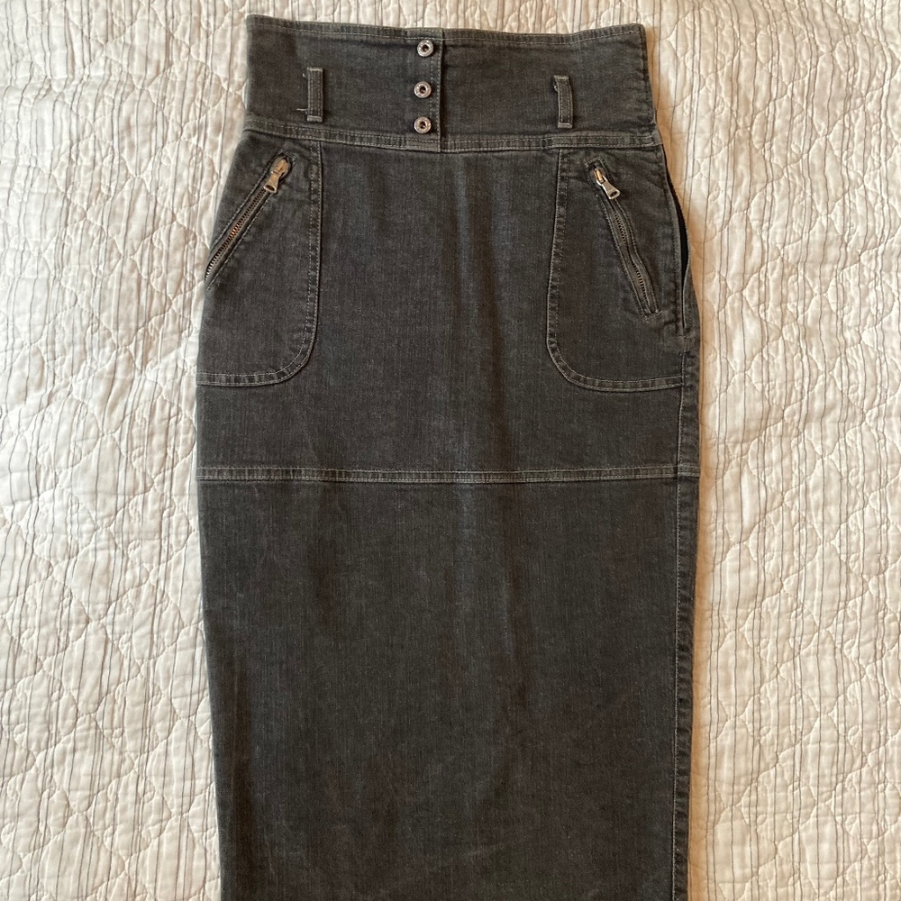 D&G Itterre Jean stretch pencil skirt